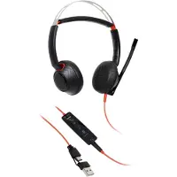 HP Poly Poly Blackwire C5220 USB-C/A og 3,5 mm stereo