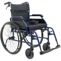 Usorteret MDH rollator/invalidkøretøj i letmetal NAVY1