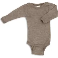 Engel Body - L/Æ - Uld - Valnød - - 62/68 - Body L/Æ
