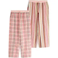 Next Pyjamasbukser blandingsfarvet / lyserød