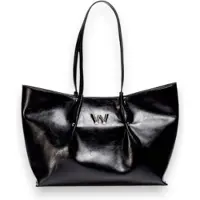 Wonders Wonderstil kvinder. WB-54023_941_5792 Naysa taske sort (OSFA), Klassisk, Faux Leather