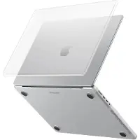 Spigen AirSkin-etui til MacBook Pro 16" 2021 / 2023 / 2024 / 2025 / 2026 – Gennemsigtig, mat