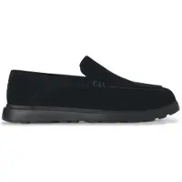 Ugg UGGtil mænd. 1180472 Sorte Shep skindmokkasiner (41), Fast, Ruskind, Ingen, Casual