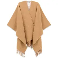 GUESS Guesstil kvinder. AW5660POL03 Poncho Blanding beige (OSFA), Casual, Polyester