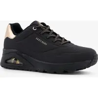 SKECHERS Sneaker low 'Uno' guld / sort