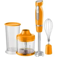 Sencor SHB 4463OR-EUE3, Nedsænkning blender, 0,7 L, Impulsfunktion, Knusning af is, 1000 W, Orange, Rustfrit stål