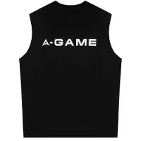 A-Game Funktionsskjorte sort