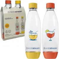 SodaStream FUSE butelis 2 x 1 l, oranžinis/geltonas