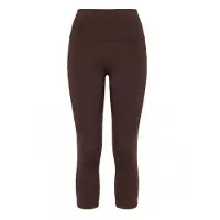 MyLibi Leggings 'Capri Moka' kastaniebrun