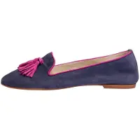 Flarelle Slipper 'Vellutina' indigo