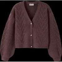 Name it Cardigan - Strik - NkfOpal - Wild Ginger - - 11-12 år (146-152) - Cardigan