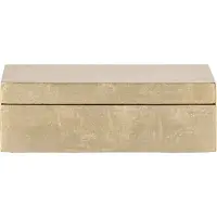 Bloomingville Nenon skål med låg Guld, 15,5x11 cm