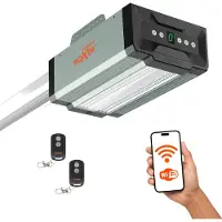 MILLARCO 5000 premium Wi-Fi garageportåbner inkl. 2 stk. fjernbetjeninger 1000N
