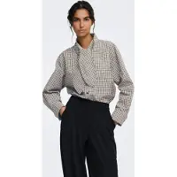 JDY Bluse 'JDYVilda' creme / natblå / pastelgrøn