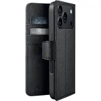SBS Wallet Classic Mag-etui til iPhone 18 Pro med lommebog og stativ, MagSafe-kompatibelt – sort