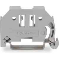 Wago 249-116, Klemmerækkedæksel, 1 stk, Grå, 6 mm, 45 mm, 28,2 mm