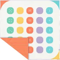 Quut Håndklæde - Play Towel - 180x180 cm - Model Balancing Game - - OneSize - Håndklæde