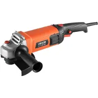 Vevor vinkelsliber, 177,8 mm elektrisk vinkelsliber, 8,2 ampere 8500 o/min højhastigheds vinkelslibere med ledning og justerbar støvskærm til metalslibning, skæring og rustfjerning (skive medfølger ik
