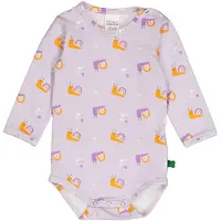 Freds World Body L/Æ - Snegl - Lavender - - 68 - Body L/Æ