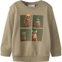 Name it Sweatshirt - NmmVoto - Mermaid/Animals - - 6 år (116) - Sweatshirt