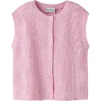 Name It Kids Vest - Strik - NkfOanja - Begonia Pink - - 11-12 år (146-152) - Vest