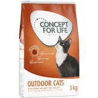 Concept for Life Outdoor Cats - Forbedret opskrift - Økonomipakke 3 x 3 kg