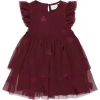 The New Siblings Kjole - TnstVonda - Tyl - Burgundy EMB TN - - 1½ år (86) - Kjole