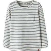 Lil´ Atelier Bluse - NmmThoro - Turtledove/Monument - - 6 år (116) - Bluse