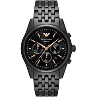 Emporio Armani Herreur AR70015 Ceramic Sort/Keramik Ø43 mm