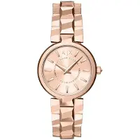 Armani Exchange Dameur AX4408 Audora Rosa guldfarvet/Rosaguldtonet