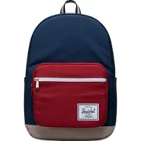 Herschel Rygsæk - Pop Quiz - Black Iris/Red Ochre/Twill - - OneSize - Rygsæk
