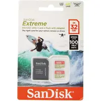 SanDisk Micro Sdhc Actionsc 32gb 2x Extreme Hukommelseskort