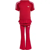 Adidas Originals SLIM KNITTED T-shirt- og tights-sæt, størrelse 128 cm