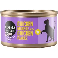 Cosma DUO Layer 24 x 70 g - Tunmousse med Tunstykker