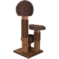 Zooplus Exclusive Kradsetræ Burned Wood - Brun