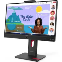 Lenovo ThinkVision T24D-4v 23,8" FHD-skærm USB-C Docking, mikrofon, webkamera