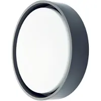 SG-Leuchten Væg-/Loft Frame Round LED 7W 3000K, 670 lumen, grafit, IP65