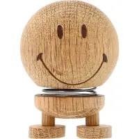 Hoptimist Smiley - Small - 6,6 cm - Raw Oak - - OneSize - Dekoration