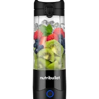 NutriBullet NBP003B, Bærbar blender, 0,475 L, Impulsfunktion, Knusning af is, 0,4237 m, Sort