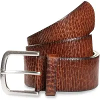 Tom Tailor Bælte 'ROY LEA' brun / cognac