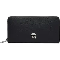 Karl Lagerfeld Tegnebog 'Ikon Pebble Continental' sort