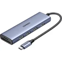 UGREEN Usb-C Multifunction Adapter USB hub - 3 ports - Sølv