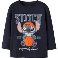 Name it Bluse - NmmAmdres - Stitch - Navy Blazer - - 3 år (98) - Bluse