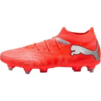 Puma Future 9 Match SG Unleashed - Rød/Hvid/Sort/Silver - Soft Ground (SG), størrelse 41