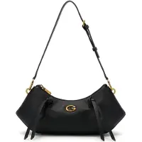 GUESS Guesstil kvinder. HWBG2237180 Allegra skuldertaske sort (OSFA), Casual, Polyuretan