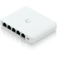 Ubiquiti UniFi Switch Flex Mini 2.5G - Switch - L2+ - Administreret - 4 x 2.5GBase-T + 1 x 2.5GBase-T (PoE) - desktop - PoE