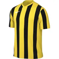 Nike Spilletrøje Dri-FIT Striped Division V - Gul/Sort/Hvid, størrelse X-Large