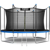 Neo-Sport 13 pėdų / 404 cm sodo batutas su vidiniu tinklu ir kopėčiomis „“
