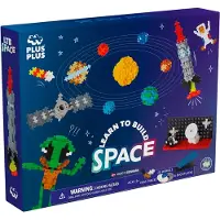 Plus plus Supersæt - Learn to build Space - 1000 stk. - - OneSize - Klodser