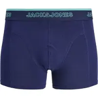 Jack & Jones Boksershorts 'JACAARON' navy / grøn / sort / hvid